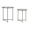 Набор из 2-х столиков, TRIANELLE, ЧЕРНЫЙ D50H60+D42H51 металл,зеркало, арт.: 39546 Cote Table Набор из 2-х столиков, TRIANELLE, ЧЕРНЫЙ D50H60+D42H51 металл,зеркало, арт.: 39546 Cote Table