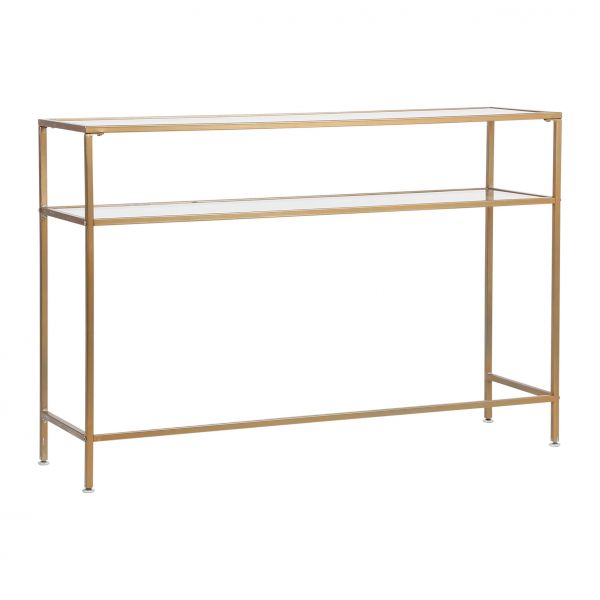 КОНСОЛЬ ELUMINEA GOLD 120X33XH80.5CM ЖЕЛЕЗО+СТЕКЛО,  арт.: 39550 Cote Table