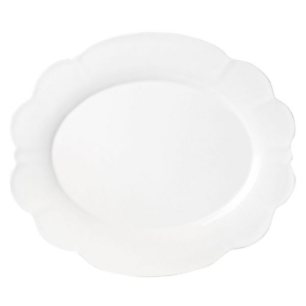 БЛЮДО ОВАЛЬНОЕ WHITE PETALE ANTIC OVAL DISH 40X33 COTE TABLE, АРТИКУЛ 5218