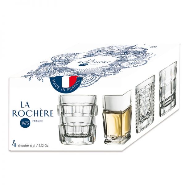 Набор из 4 стаканов для виски AFTER , La Rochere