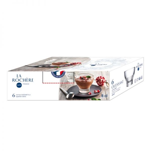 Креманка, набор 6 шт., 80 мл., OUESSANT, La Rochere