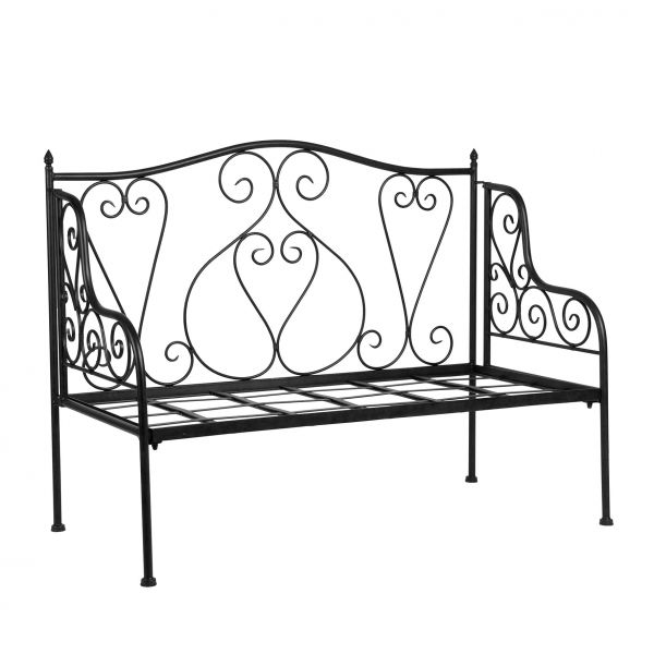 БАНКЕТКА - СКАМЬЯ из металла ЗАВИТОК, COMPTOIR DE FAMILLE, 123X60XH94CM арт. 699