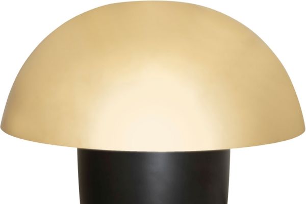 LAMP CHAMPART BLACK+GOLD D20-44X35-E27-1.60M IRON