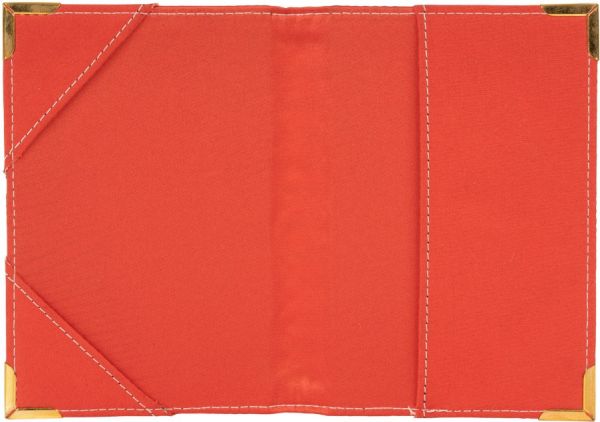 Обложка для паспорта PALABRAS синий, красный 10X14CM хлопок