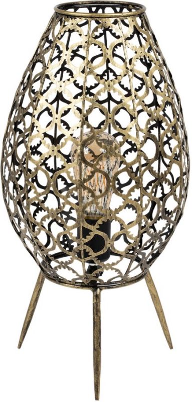 Лампа SURO золотой D24XH46CM-E27-40W-CABLE 1.50M металл