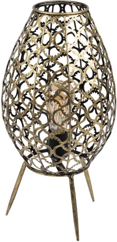 Лампа SURO золотой D24XH46CM-E27-40W-CABLE 1.50M металл
