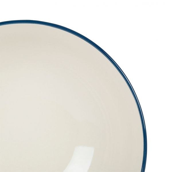 Салатник LIGNE белый, синий D23XH10CM керамика, Cote Table