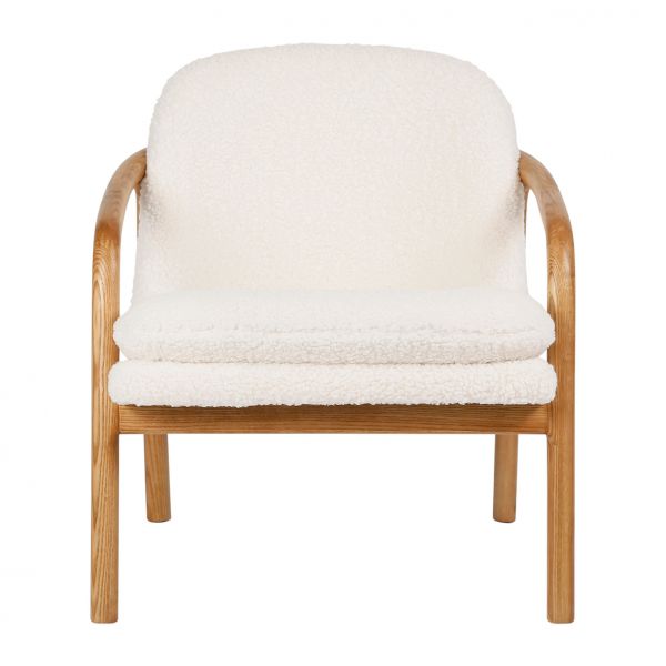 Кресло ELEMENT кремовый, бежевый 66X74.5XH76 полиэстер, бук, Cote Table