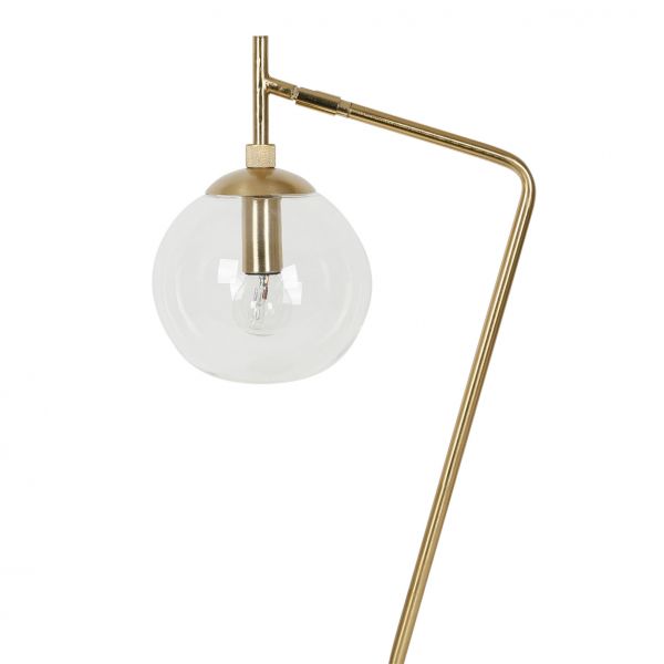 Лампа COURBA золотой, зеленый 25X19XH53 металл, стекло, мрамор, Cote Table