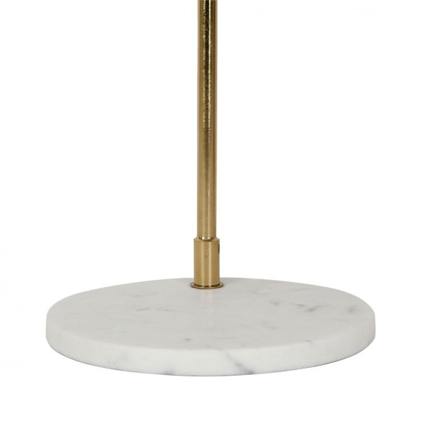 Лампа COURBA золотой, белый 25X19XH51 металл, стекло, мрамор, Cote Table