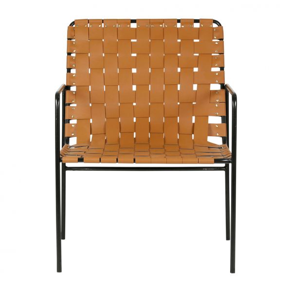 Кресло TER-BOHEM коричневый 58X68XH82 металл,ПУ, Cote Table