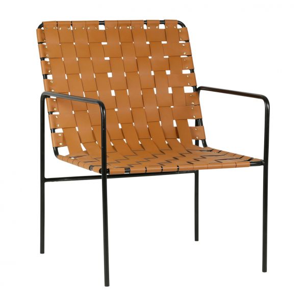 Кресло TER-BOHEM коричневый 58X68XH82 металл,ПУ, Cote Table