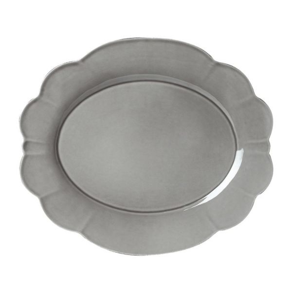 БЛЮДО ОВАЛЬНОЕ GREY PETALE ANTIC OVAL DISH 40X33 COTE TABLE, АРТИКУЛ 8256