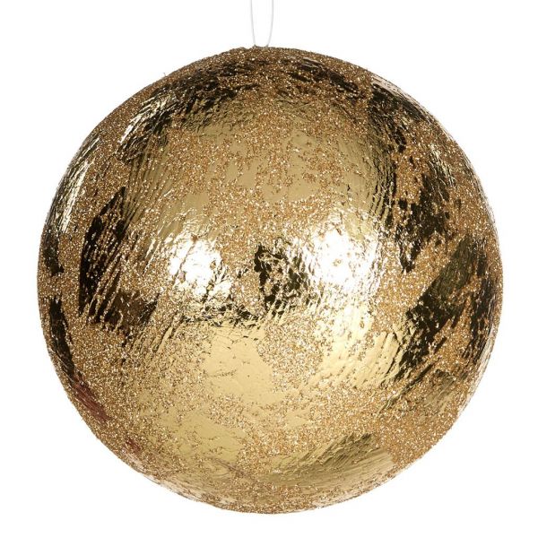 Золотой металический шар 11 см GOODWILL