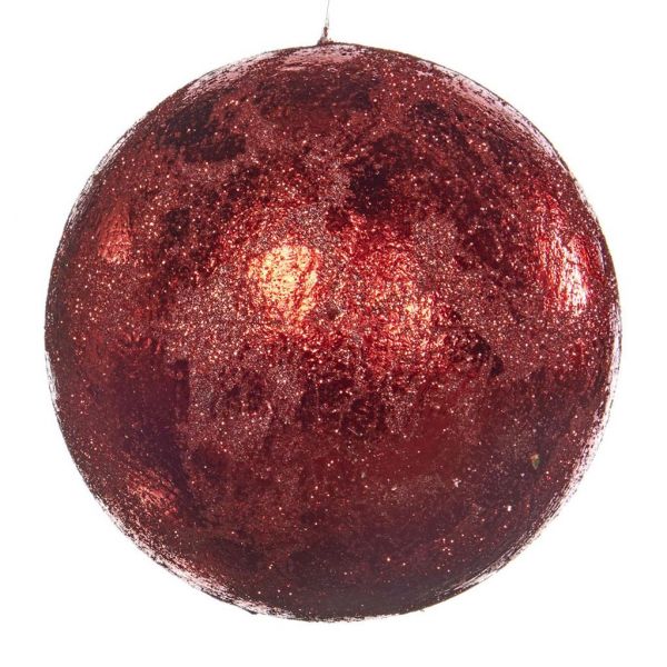 Красный металический шар 11 см GOODWILL
